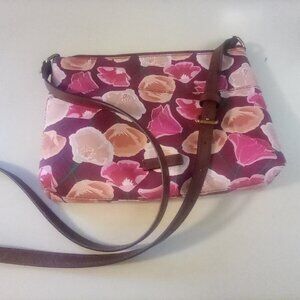 Fossil Floral Print Purse